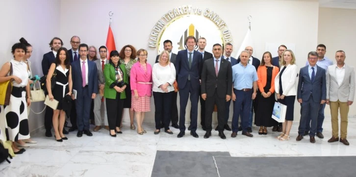 AB Delegasyonu Mardin’de sanayi ve kalkınma ile ilgili bilgi aldı