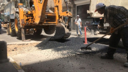 Kızıltepe’de asfalt yenileme çalışması