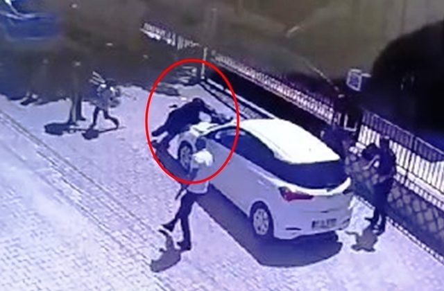 Gelin dehşeti güvenlik kamerasında