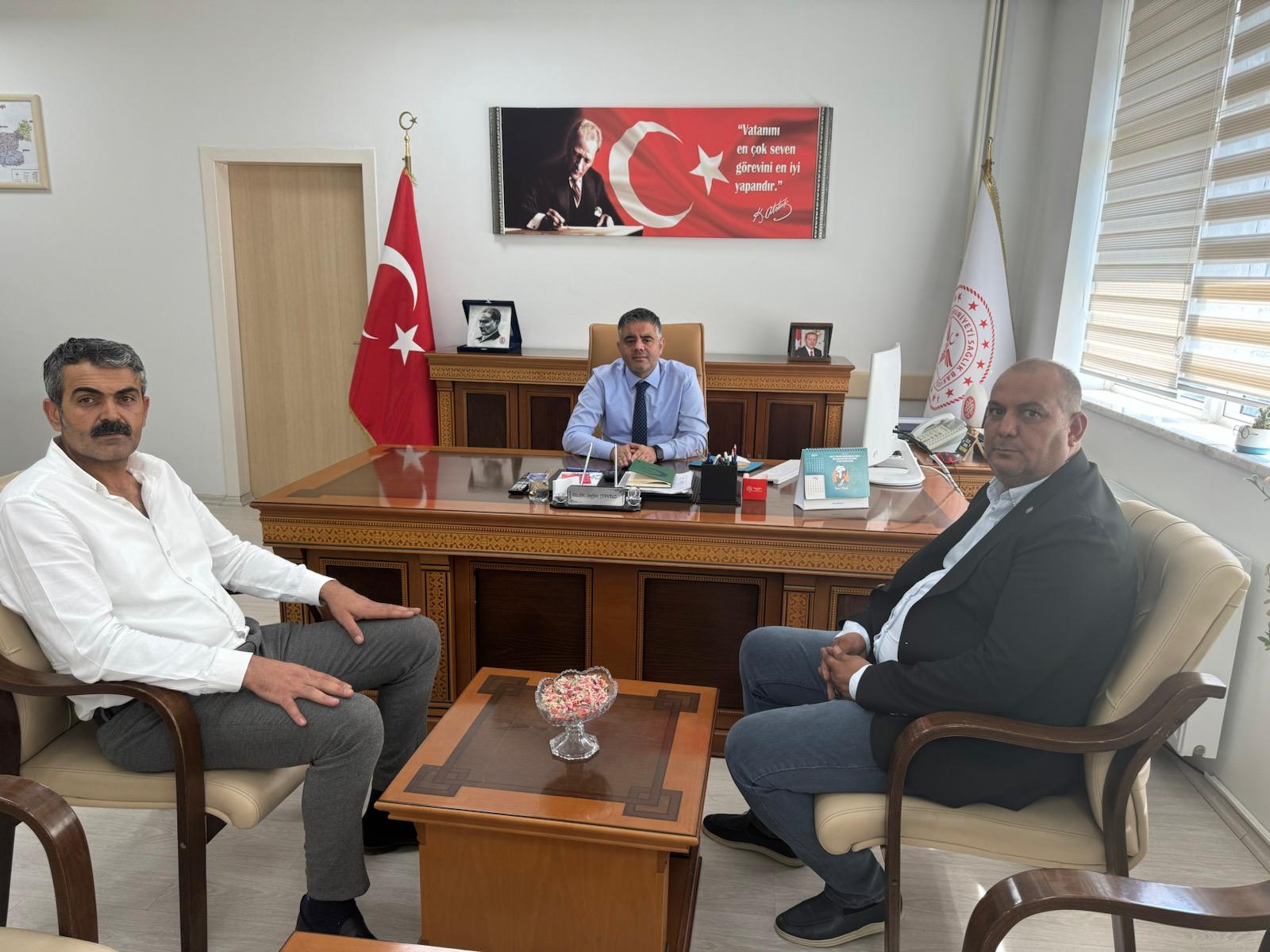Mardin Engelliler Sosyal Yardımlaşma  ve Dayanışma Derneğinden Sağlık İl Müdürü