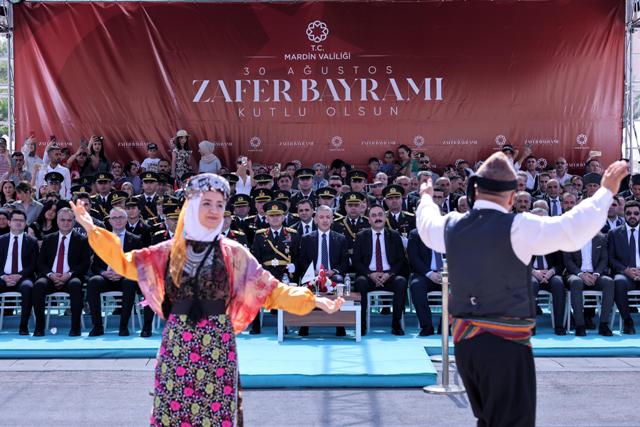 Mardin’de, 30 Ağustos Zafer Bayramı’nın 102’nci yıl dönümü nedniyle kutlamalar
