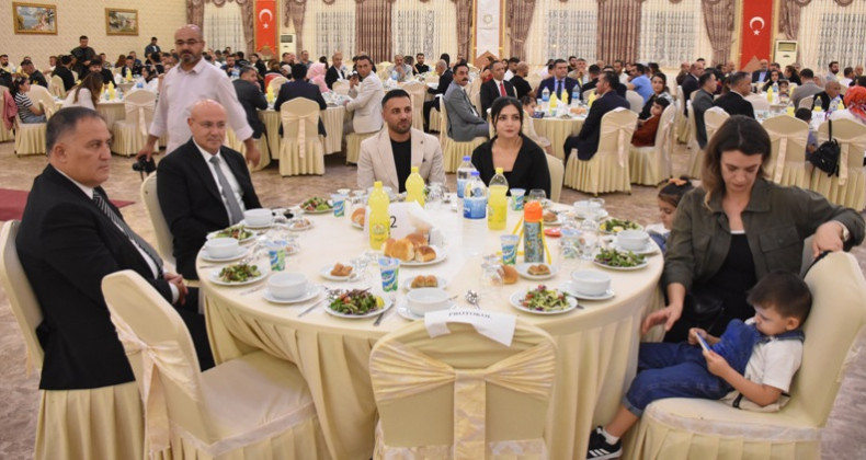 Gaziler ve aileleri yemekte ağırlandı