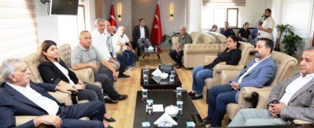 Başkan Türk’ten Kızıltepe Belediyesine ziyaret