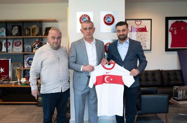 Mardin 1969 Spor Kulüp Başkanı Aşar’dan, TFF Başkanı Hacıosmanoğlu’na ziyaret 