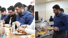 AK Parti Mardin İl Başkanı Mehmet Uncu ve MKYK Üyesi Fırat Kören, Öğrencilerle Sahur Sofrasında Buluştu