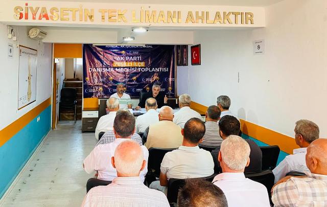 Ak Parti Yeşilli İlçe  Danışma Toplantısı düzenlendi. Ak Parti İlçe