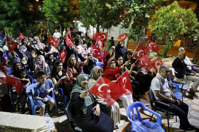 Mardin’in Yeşilli ilçesinde 15 Temmuz darbe girişiminin bastırılmasının 9. yılı
