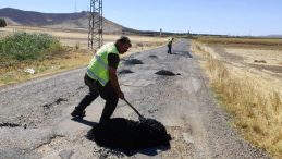 Mazıdağı’nda Yol Çalışmaları Seferberliği