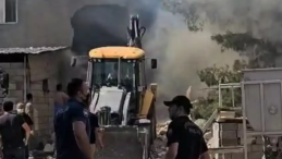 Nusaybin’de içecek deposunda yangın