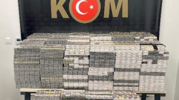 Midyat’ta 7 Bin 900 Paket Kaçak Sigara Ele Geçirildi