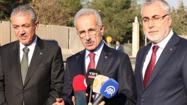 Bakanlar Mardin-Midyat Yolu’nda İncelemelerde Bulundu