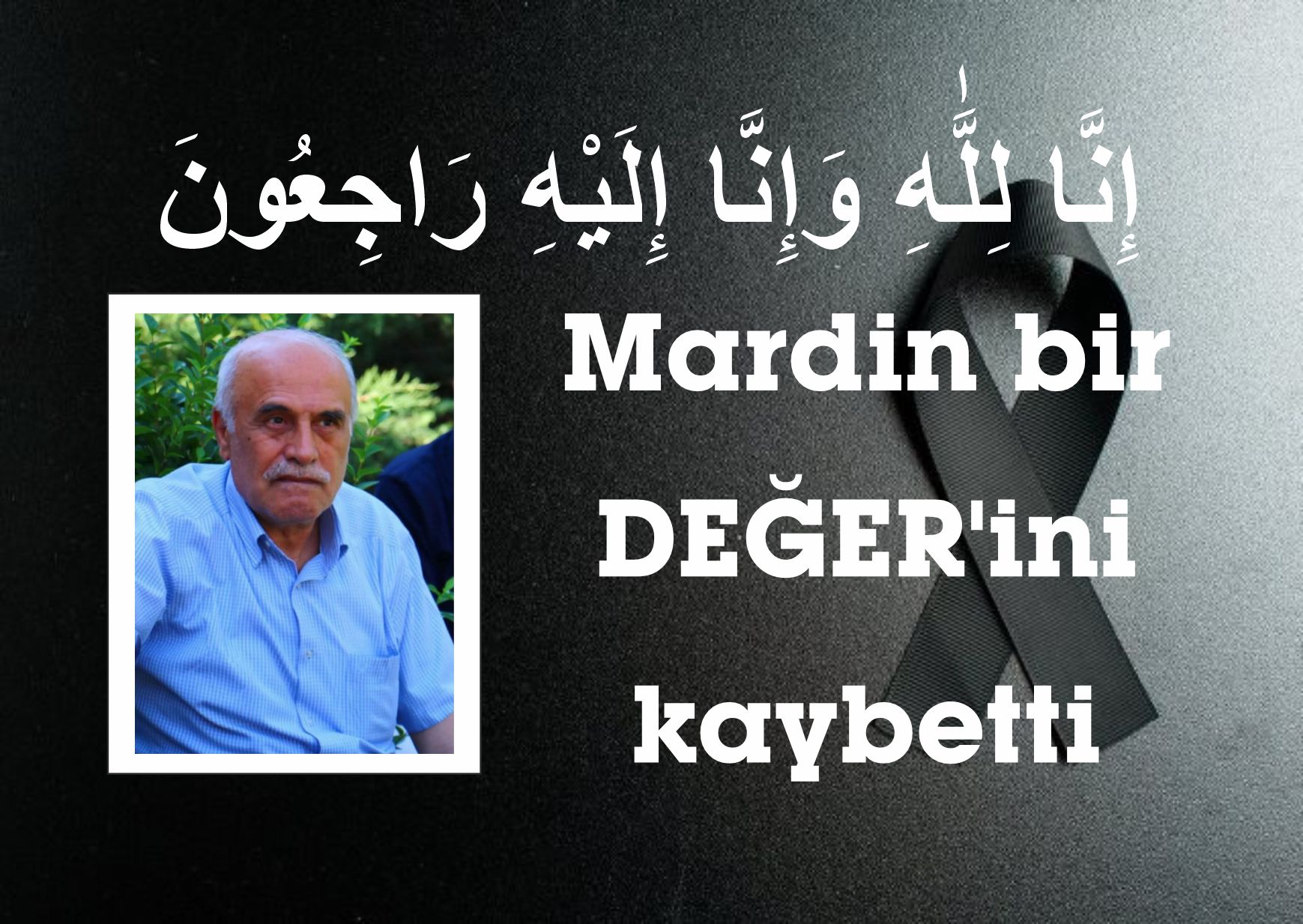 Mardin’in Önde Gelen İslam Âlimlerinden  Ramazan Değer Vefat Etti Mardin’in