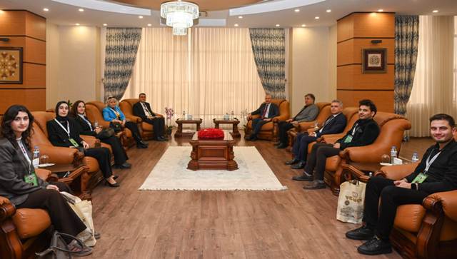 MAÜ Heyetinden Hatay Mustafa Kemal Üniversitesine Nezaket Ziyareti