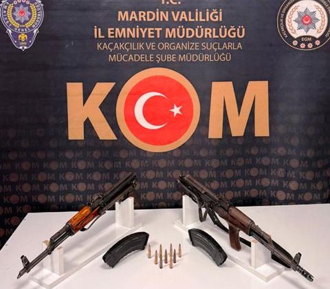 Kızıltepe’de Uzun Namlulu Silahlar Ele Geçirildi