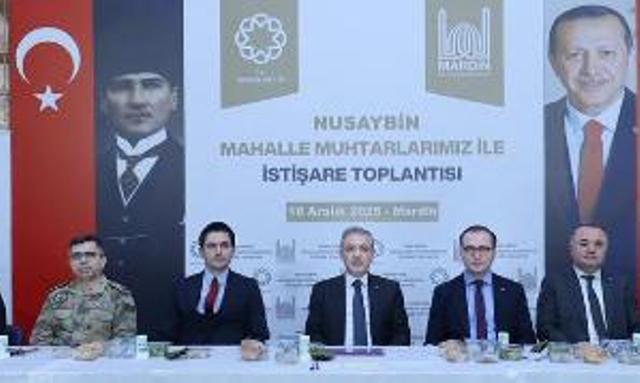 Vali Akkoyun Nusaybin’de İstişare, İnceleme ve Ziyaretlerde Bulundu