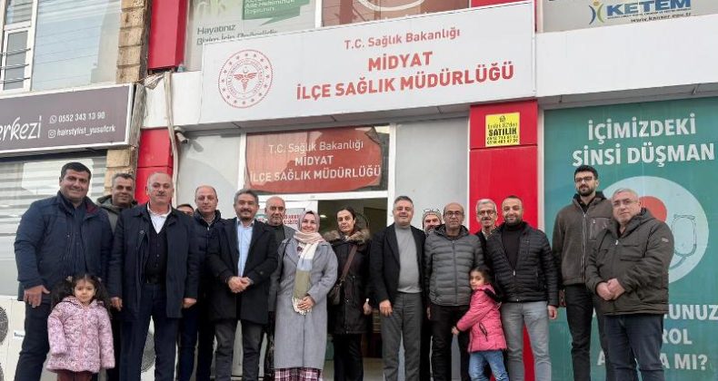 İl Sağlık Müdürü Yavuz’dan Midyat İlçe Sağlık Müdürlüğü’ne Ziyaret