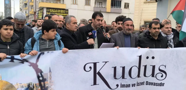 Midyat’ta Dünya Kudüs Günü dolayısıyla basın açıklaması 