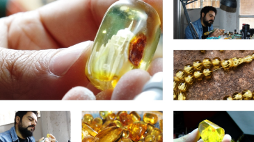 Tarihi cami siluetlerini tesbih tanelerine işliyor