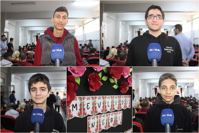 İmam Hatip öğrencileri: Ahlaklı bir nesil için Hazreti Muhammed Aleyhisselam’ı örnek almak lazım
