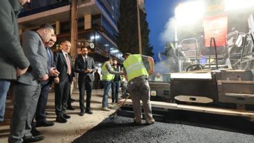 Vali Akkoyun Asfalt Çalışmalarını Yerinde İnceledi