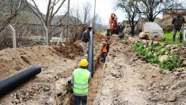 Midyat Çaldere’de Altyapı Hamlesi