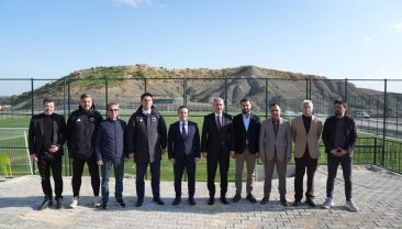 Mardin Valisi Akkoyun’dan Mardin 1969 Spor’a Antrenman Sahası