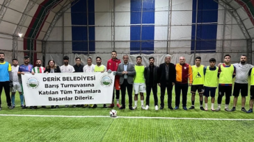 Derik Belediyesi 3. Geleneksel Barış Futbol Turnuvası Başladı