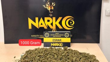Artuklu’da 1 Kilo Esrar Ele Geçirildi