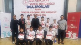 Kasımiye Ortaokulu Futsal Takımı Muş’ta Şampiyon Oldu