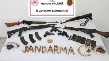 Mardin’de silah ve tarihi eser kaçakçılarına ağır darbe