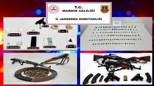 Mardin İl Jandarma Komutanlığı ekiplerince kaçakçılıkla mücadele kapsamında önemli bir