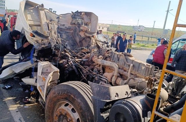 Mardin’de kamyon kaza yaptı: Sürücü hayatını kaybetti