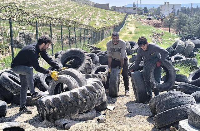 Mardin’de 100 Ton Atık Lastik Geri Dönüşüme Kazandırıldı