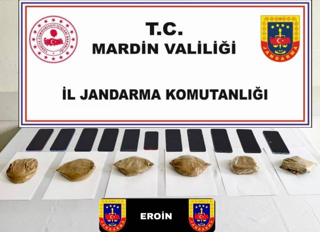 Mardin İl Jandarma Komutanlığı ekiplerince uyuşturucu ile mücadele kapsamında yürütülen