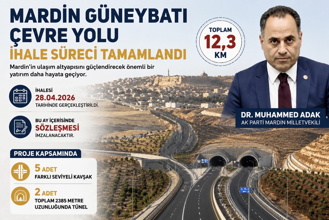 AK Parti Mardin Milletvekili Muhammed Adak, sosyal medya platformu X