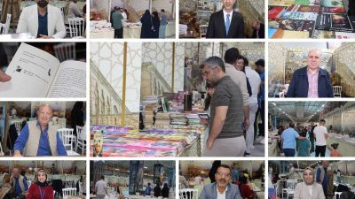 Mardin Artuklu Fuar Alanı’nda düzenlenen 3’üncü Mardin Kitap Fuarı yoğun