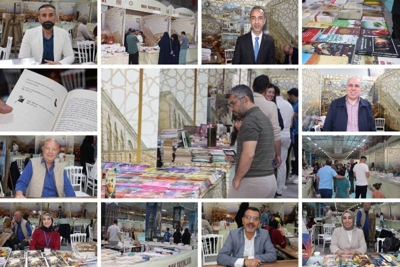 Mardin Artuklu Fuar Alanı’nda düzenlenen 3’üncü Mardin Kitap Fuarı yoğun