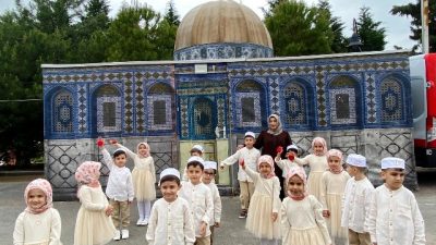 Artuklu ilçesinde 4-6 yaş öğrenciler için düzenlenen etkinlikte, Kur’an-ı Kerim’e