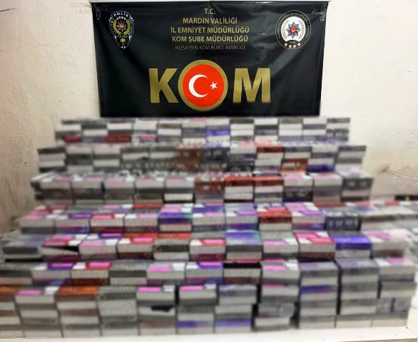 Mardin İl Emniyet Müdürlüğü ekiplerince kaçakçılıkla mücadele kapsamında yürütülen çalışmalar