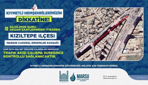 Sürücüler dikkat! Erdemler Kavşağı’nda Trafik Kontrollü Sağlanacak
