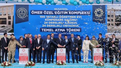 Mardin’in Nusaybin ilçesinde eğitime büyük katkı sunması hedeflenen “Ömer Özel