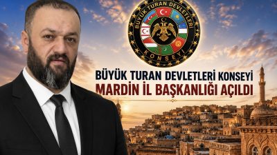 Büyük Turan Devletleri Konseyi (BTDK), Mardin İl Başkanlığı’nı açarak kentteki
