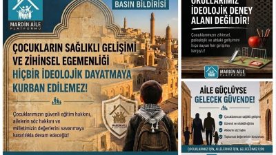 Mardin Aile Platformu, yayımladığı kapsamlı basın açıklamasıyla eğitim kurumlarında çocukların