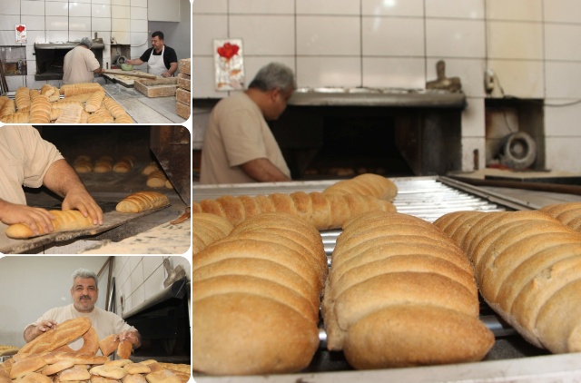 Yaz sıcaklıklarının etkisini artırdığı Mardin’de fırıncılar yaklaşık 450 derece sıcaklığa