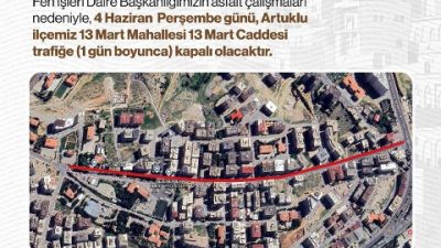 Mardin Büyükşehir Belediyesi Fen İşleri Daire Başkanlığı tarafından kent genelinde