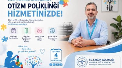 Mardin Eğitim ve Araştırma Hastanesi bünyesinde, çocukların ruhsal ve gelişimsel