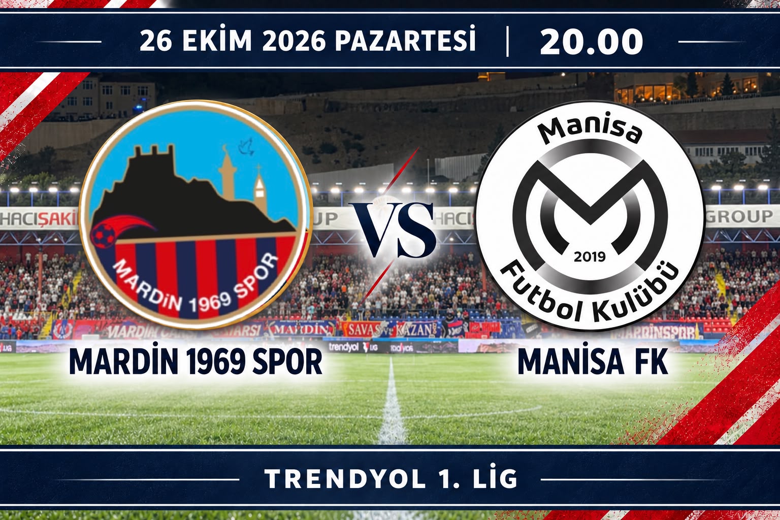 Mardin 1969 Spor, Trendyol 1. Lig’in 12. haftasında Manisa FK’yi