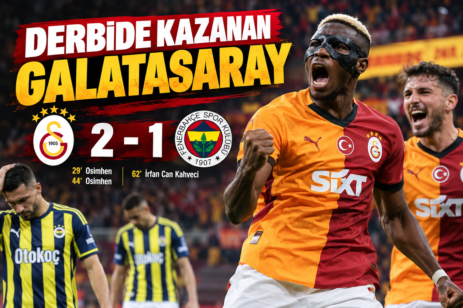 Trendyol Süper Lig’in 9. haftasında Galatasaray, sahasında ağırladığı ezeli rakibi