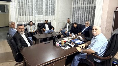 Mardin Büyük Aile Platformu İl Başkanı Necmeddin Başboğa ve beraberindeki