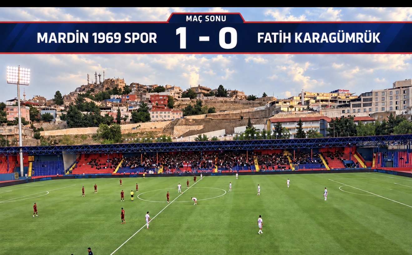 Mardin 1969 Spor, Trendyol 1. Lig’in 10. haftasında sahasında ağırladığı